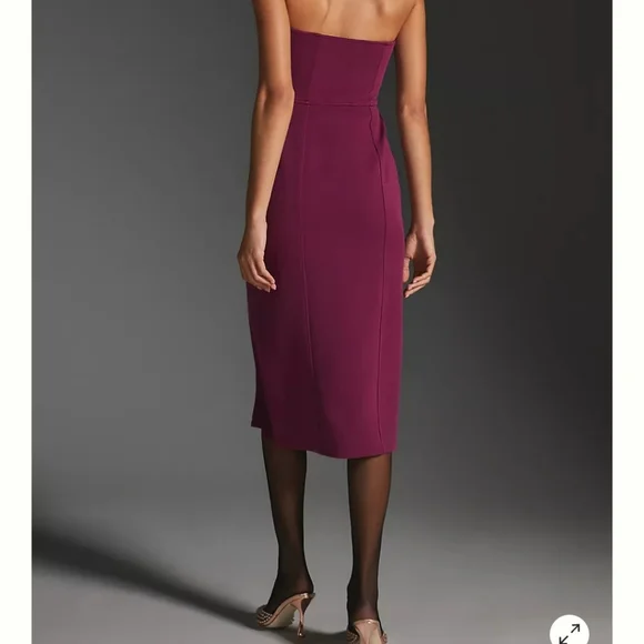 Anthropologie Maeve Ribbed Cutout Dress XL - Picture 4 of 5